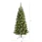 6ft. Pre-Lit White Mountain Pine & Pinecones Artificial Christmas Tree with Clear LED Lights
